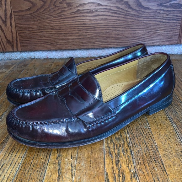 Cole Haan Brown Leather Slip On Loafers Size 13D - Picture 3 of 8